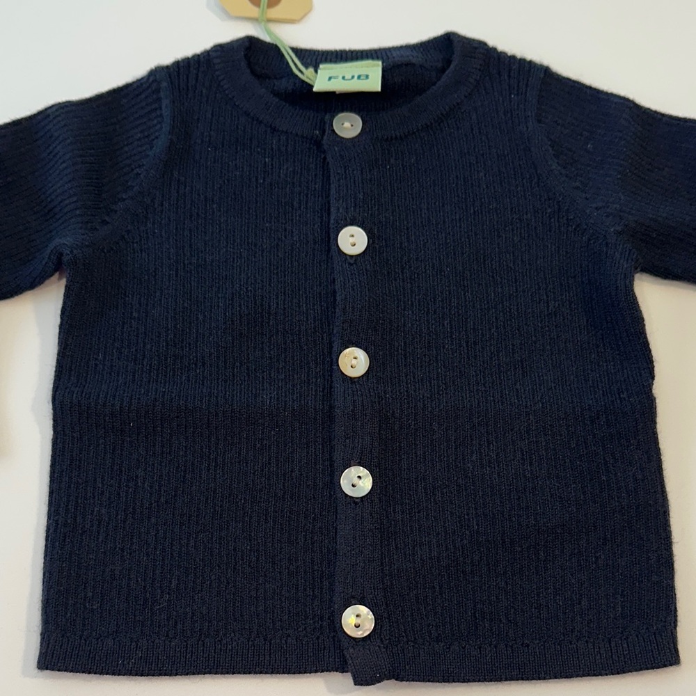 100% Wool Baby Cardigan & Pants Set - Picture 3 of 6